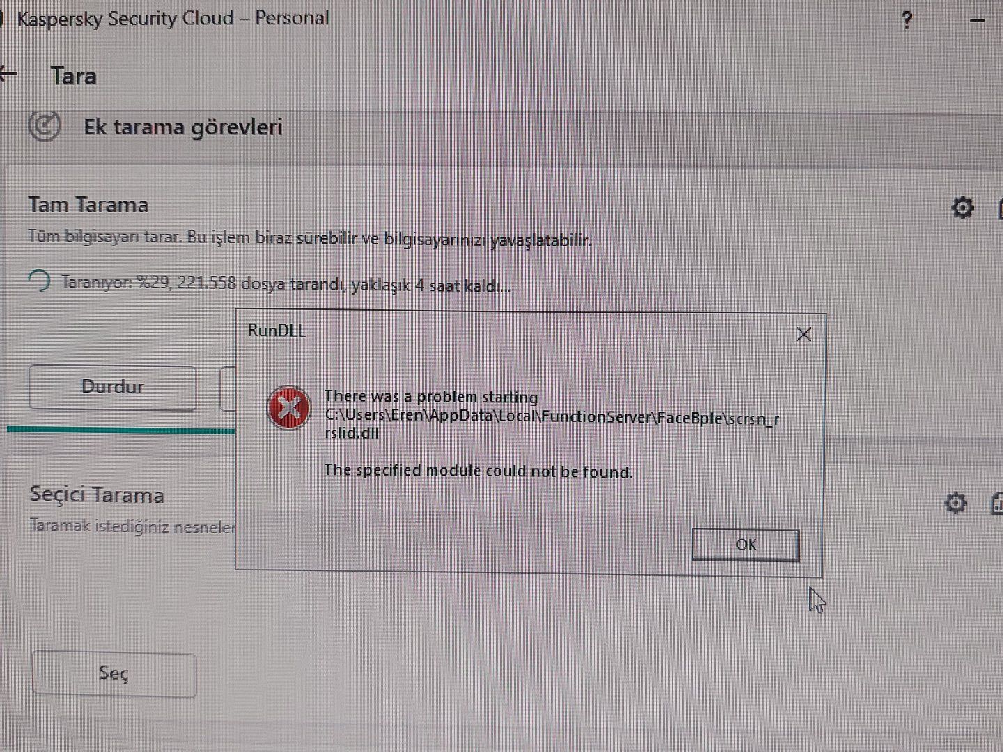 belge modul virüs sorunu çözümü